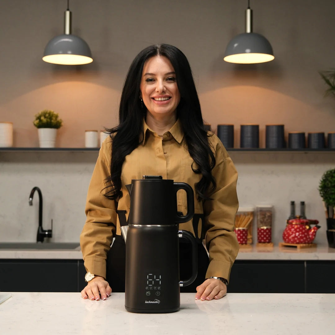 KOCHMASTER Dem Keyfi Pro Dijital Çay Makinesi 1.5L 1.1L