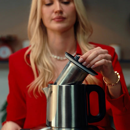 Kochmaster Samowar, Edelstahl, Warmhaltefunktion, 4.0 + 1.0 Liters, Temperaturregelung Teekocher
