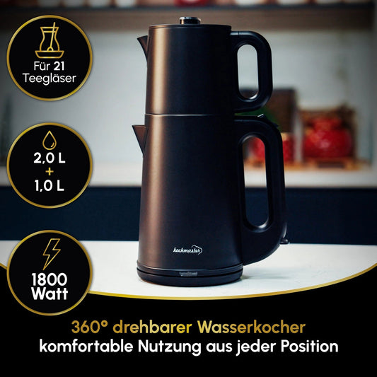 KOCHMASTER Dem Söleni Electric Tea Maker 3L Stainless Steel