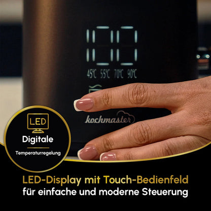 KOCHMASTER Dem Keyfi Pro Dijital Çay Makinesi 1.5L 1.1L